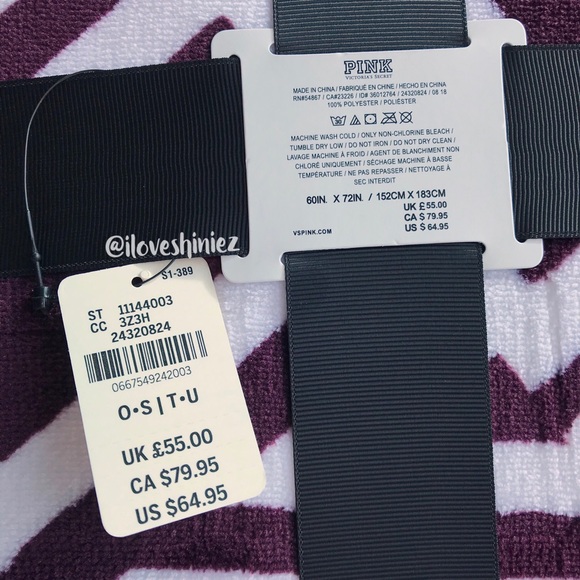 •Victoria's Secret PINK• Sherpa Blanket - Picture 5 of 7